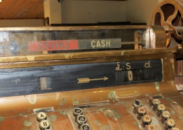 Brass Cash Register