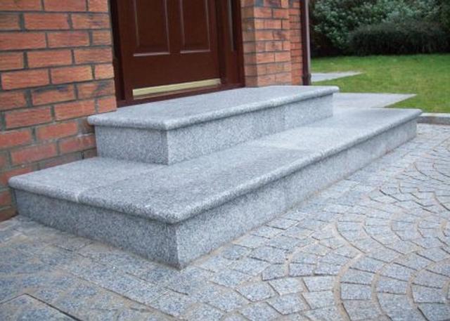 Granite Steps Bullnose with Return
