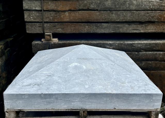 Limestone Grey Marble Pier Caps