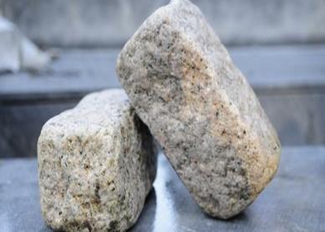Brown Tumbled Granite Cobbles
